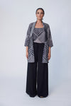 Washable Silk Kimono Jacket -printed - Tluxe