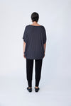 Bamboo Cocoon Top - Charcoal Grey - Tluxe