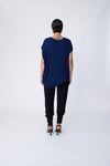 Bamboo Asymmetric Top - Midnight - Tluxe