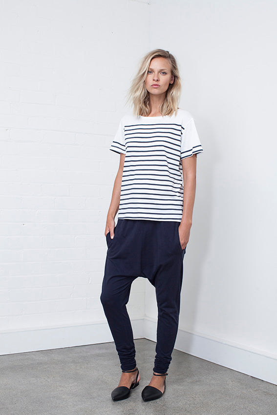 Organic Cotton Slouch Pant - Tluxe