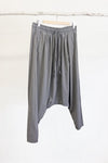 ORGANIC COTTON GENUINE HAREEM PANT - STEEL - Tluxe