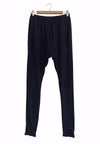 ORGANIC COTTON SLOUCH PANT - BLACK - Tluxe
