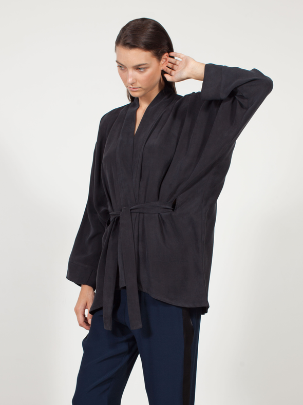 Cupro Zen Kimono Jacket - Tluxe | Australian Made Sustainable Clothing