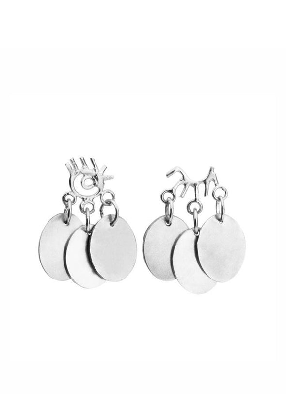 SUSAN DRIVER ONE EYE OPEN EARRINGS - Tluxe