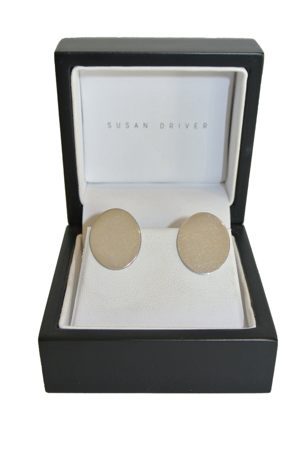 SUSAN DRIVER POLISHED OVAL EARRINGS - Tluxe